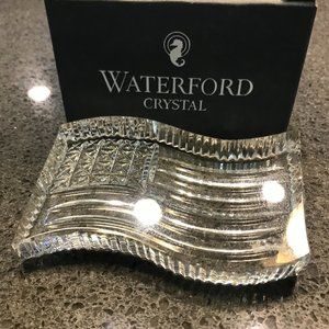 Waterford Flag Paperweight